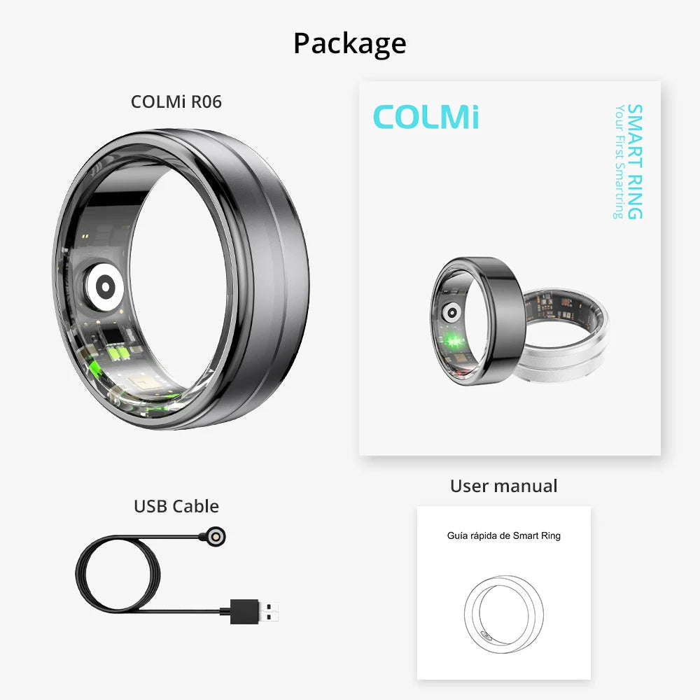 COLMI Smart Ring R06™ – Fitness Tracker for Heart Rate, Oxygen, Sleep & Stress