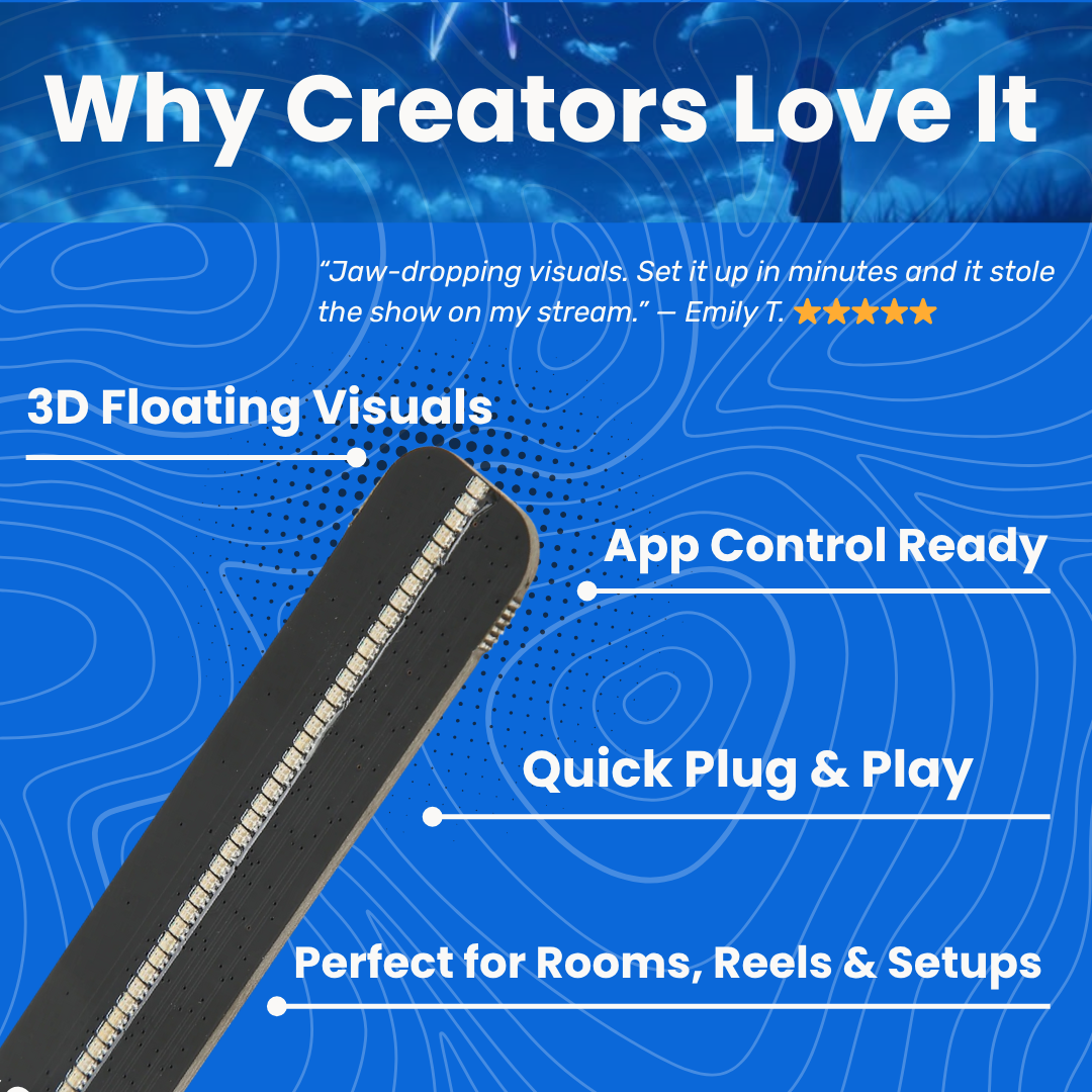 3D HoloFan™ – 16.5" WiFi Hologram Projector