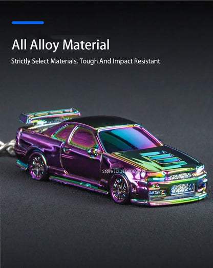 GTR Keychain™ – 1:64 Scale R34 & RS7 Diecast Car Model