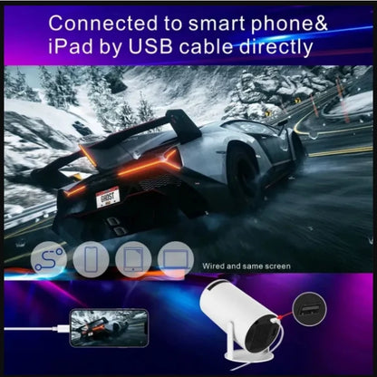 HY300™ Mini 4K Projector | 8000 Lumens Android 11