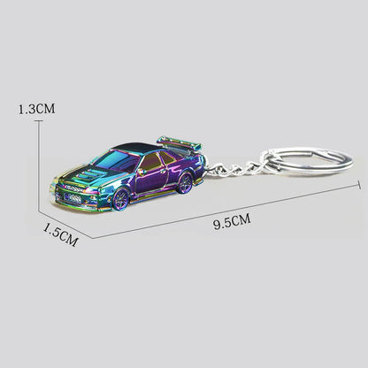 GTR Keychain™ – 1:64 Scale R34 & RS7 Diecast Car Model