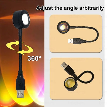 SunGlow Lamp™ –  RGB Projection Light for Mood & Photography