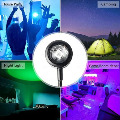 SunGlow Lamp™ –  RGB Projection Light for Mood & Photography