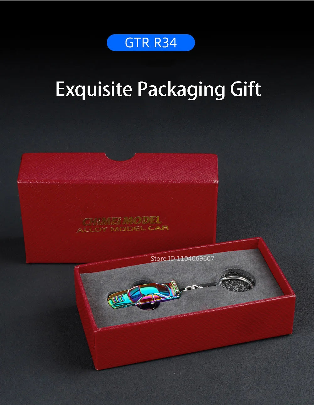 GTR Keychain™ – 1:64 Scale R34 & RS7 Diecast Car Model