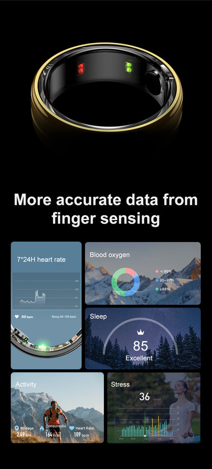 COLMI Smart Ring R06™ – Fitness Tracker for Heart Rate, Oxygen, Sleep & Stress