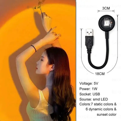 SunGlow Lamp™ –  RGB Projection Light for Mood & Photography