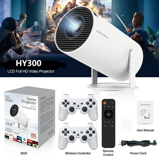 HY300™ Mini 4K Projector | 8000 Lumens Android 11