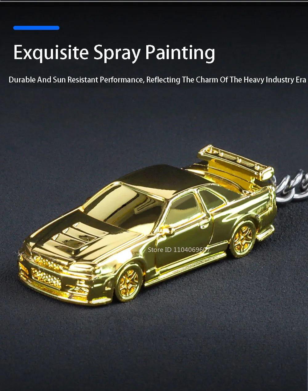 GTR Keychain™ – 1:64 Scale R34 & RS7 Diecast Car Model