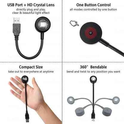 SunGlow Lamp™ –  RGB Projection Light for Mood & Photography