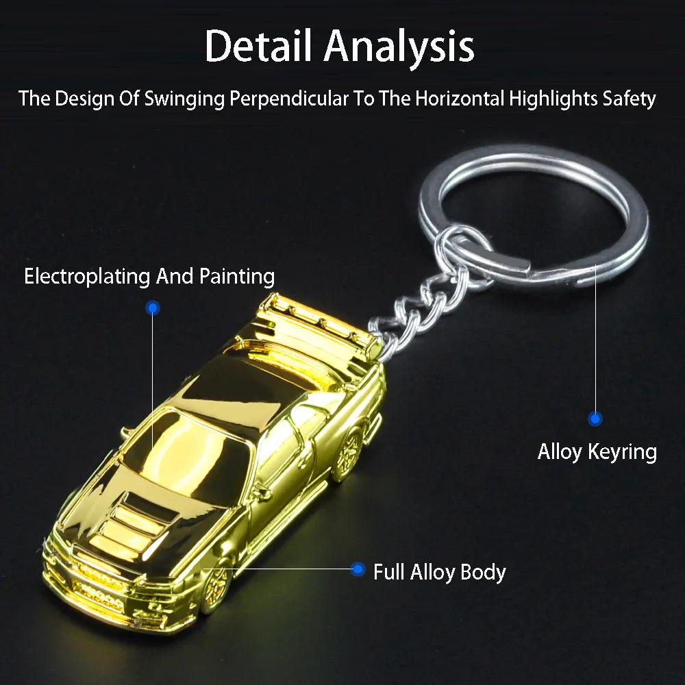 GTR Keychain™ – 1:64 Scale R34 & RS7 Diecast Car Model