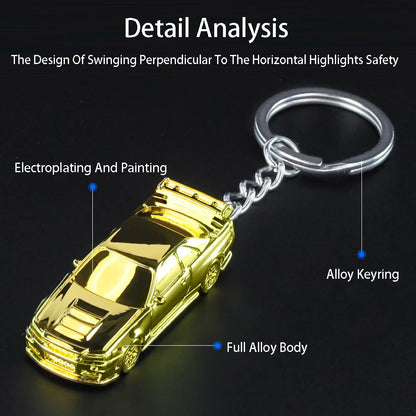 GTR Keychain™ – 1:64 Scale R34 & RS7 Diecast Car Model